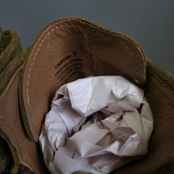 Freebird Canyon Boote Olive NIB Size 7 - Picture 6 of 8